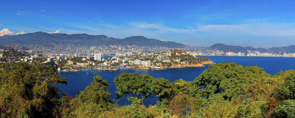 Acapulco Coast in Mexico