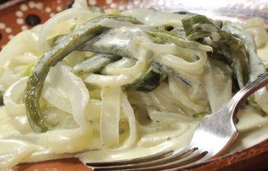 Slices of poblano peppers with cheese